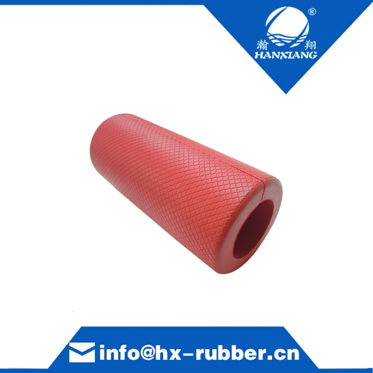 red rubber handle fat grips arm builder
