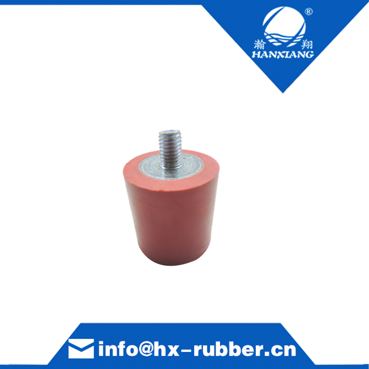 single screw cylindrical rubber damper