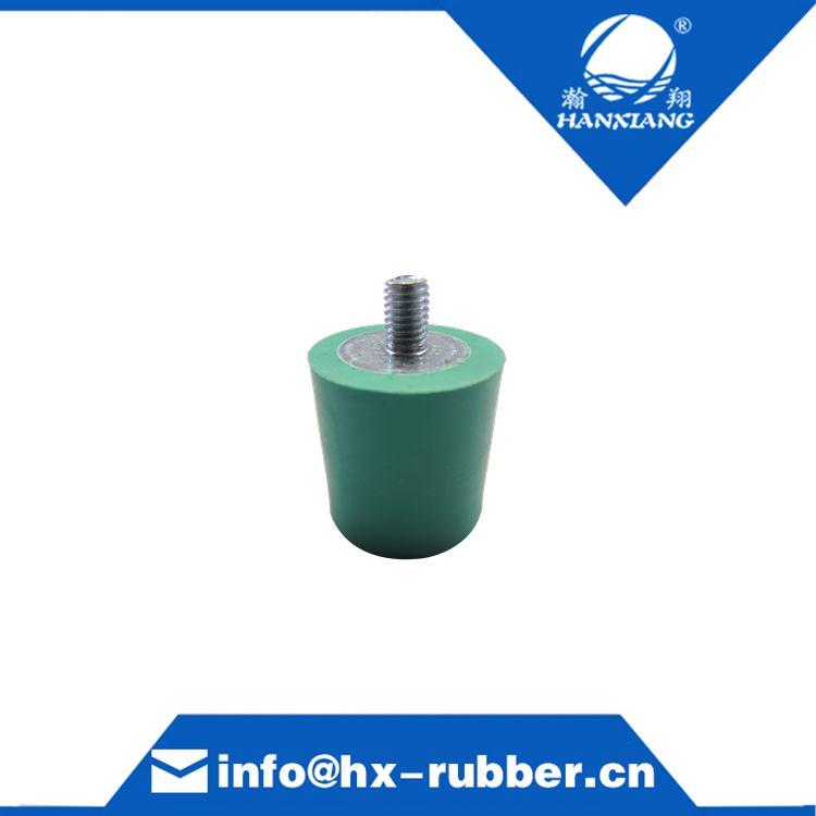 single screw cylindrical rubber damper