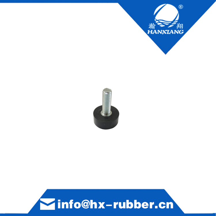 single screw cylindrical rubber damper for household