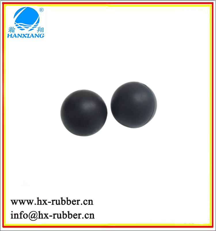 Black Rubber Ball Tear Resistance CR Ball In Dongguan 