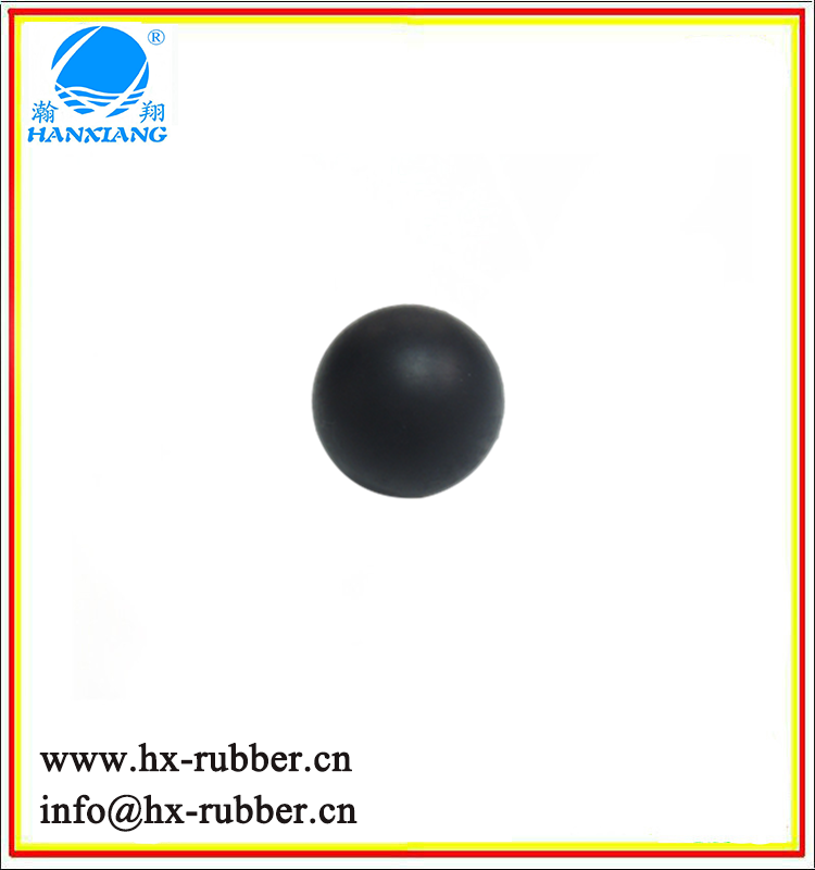 Black Rubber Ball Tear Resistance CR Ball In Dongguan 