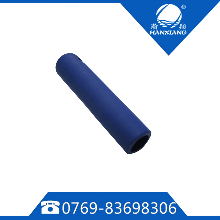 blue rubber anti-slip handle bike grips with texture