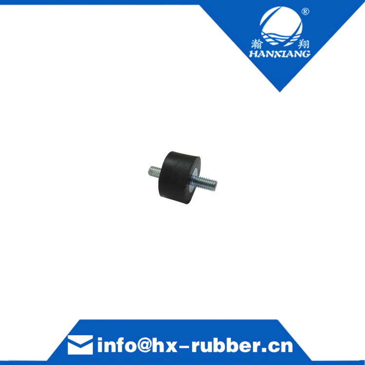 cylindrical vibration damper for machine / rubber roller