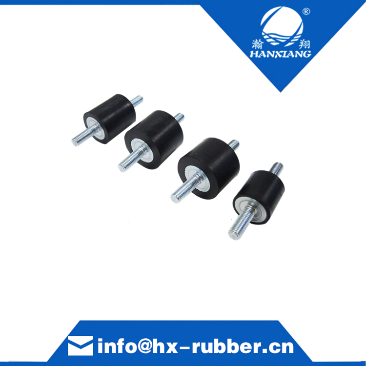 cylindrical vibration damper for machine / rubber roller